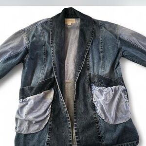 Pilcro and the Letterpress Blue Denim Jacket